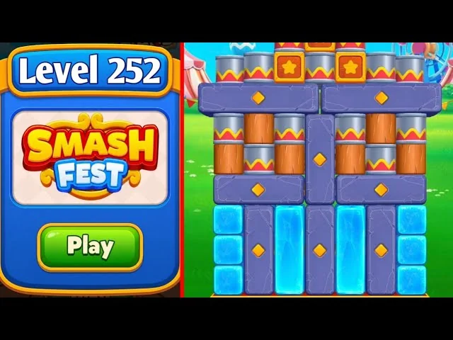 Smash Fest Level 252 board layout