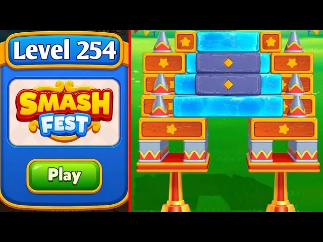 Smash Fest Level 254 board layout