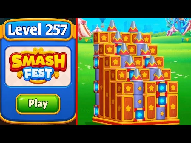 Smash Fest Level 257 board