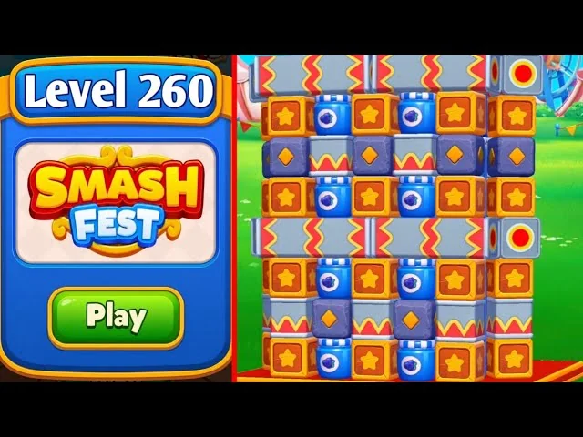 Smash Fest Level 260 board