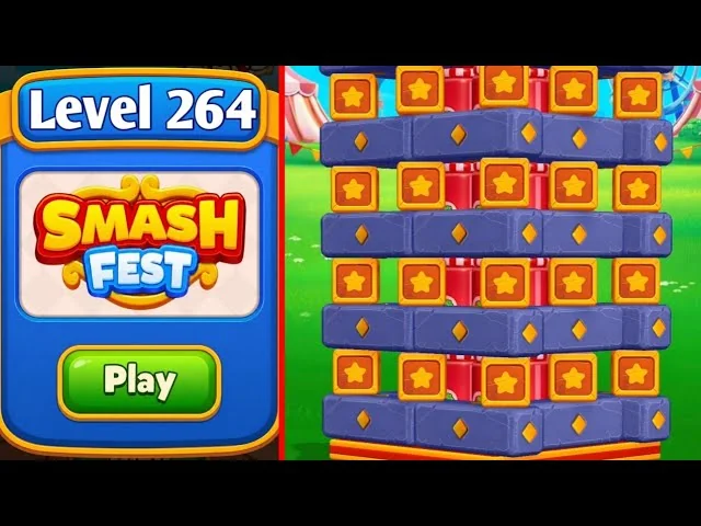 Smash Fest Level 264 board layout