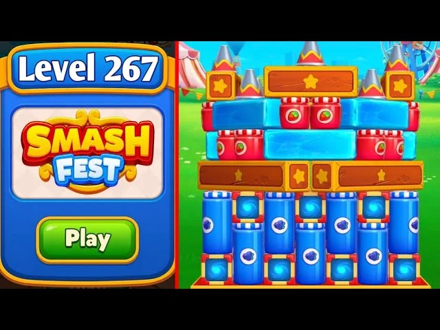 Smash Fest Level 267 board layout
