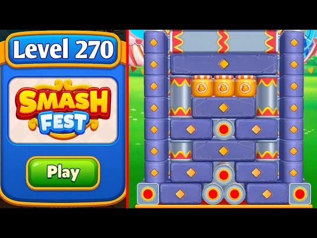 Smash Fest Level 270 board