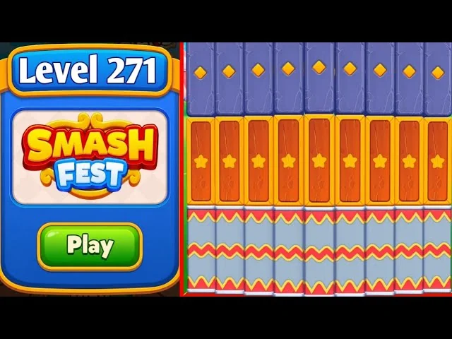 Smash Fest Level 271 board layout