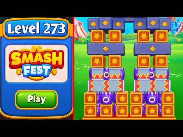 Smash Fest Level 273 board layout