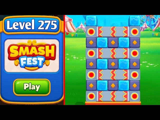 Smash Fest Level 275 board layout