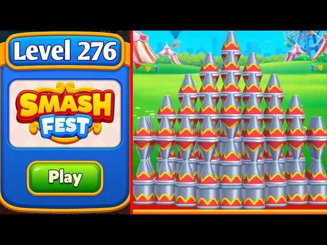 Smash Fest Level 276 board layout