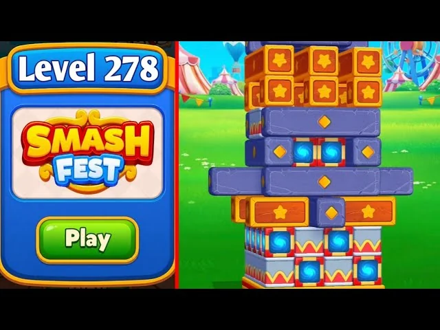 Smash Fest Level 278 board