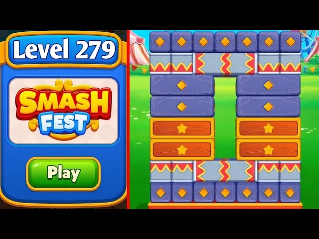Smash Fest Level 279 board