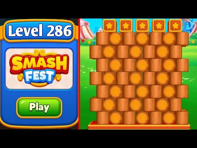 Smash Fest Level 286 board layout