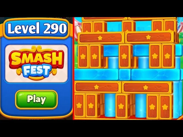 Smash Fest Level 290 board layout