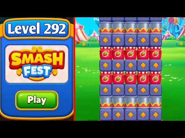 Smash Fest Level 292 board