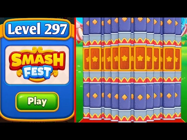 Smash Fest Level 297 board layout
