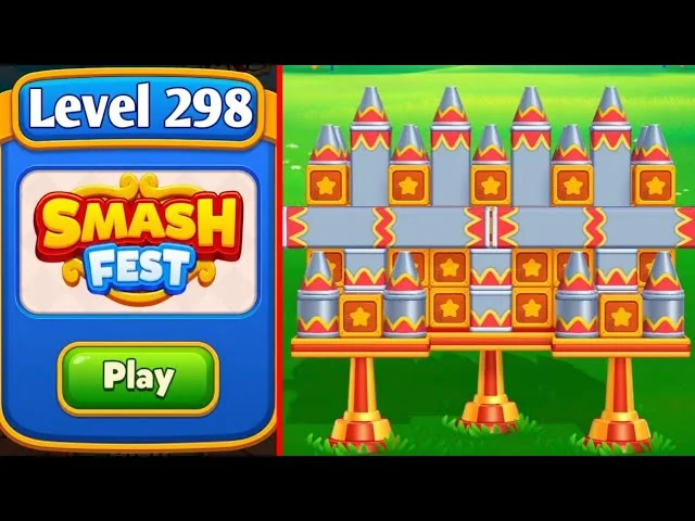 Smash Fest Level 298 board
