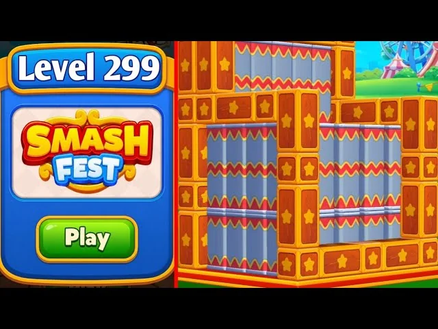 Smash Fest Level 299 board layout