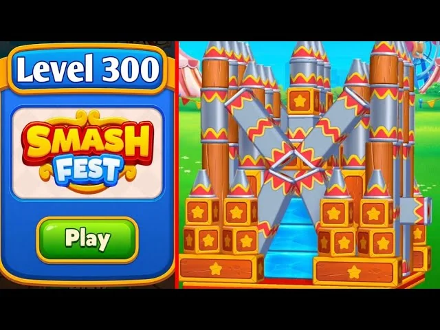 Smash Fest Level 300 board