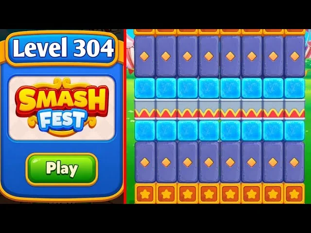 Smash Fest Level 304 board layout