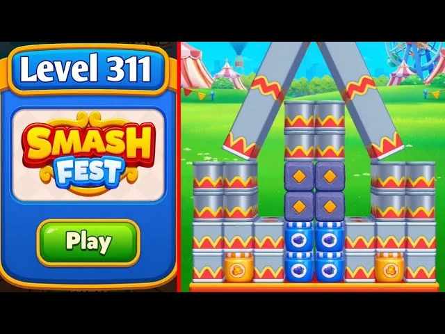 Smash Fest Level 311 board