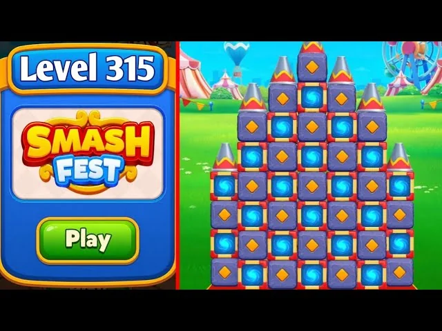 Smash Fest Level 315 board