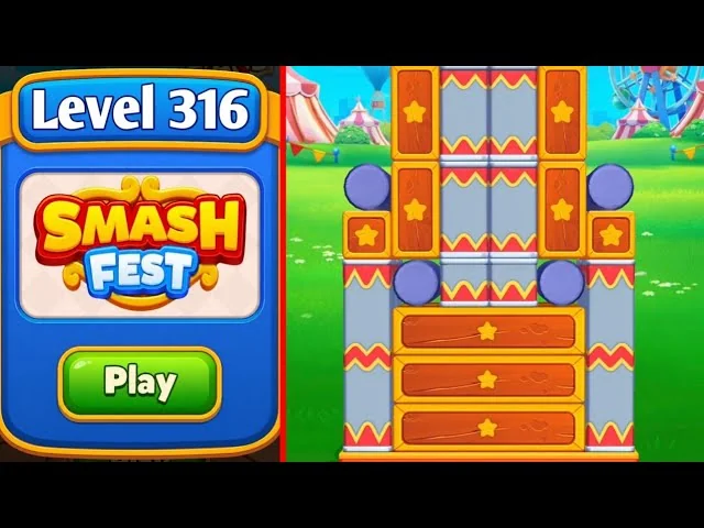 Smash Fest Level 316 board layout