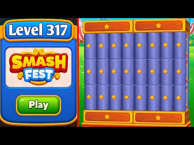 Smash Fest Level 317 board layout