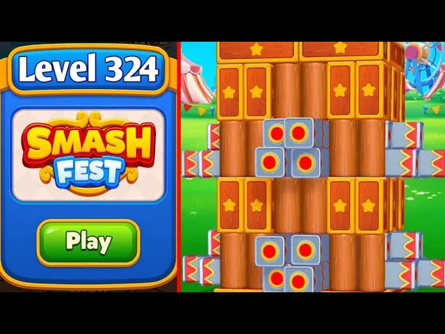 Smash Fest Level 324 board layout