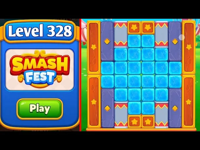 Smash Fest Level 328 board layout