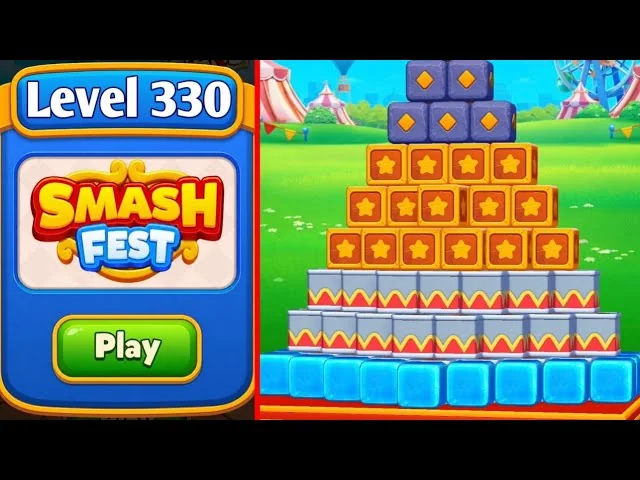 Smash Fest Level 330 board layout