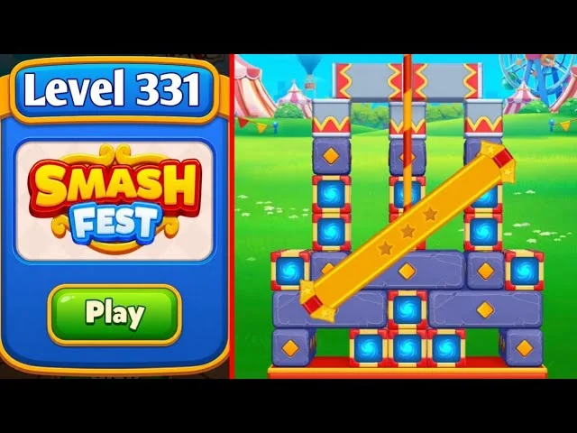 Smash Fest Level 331 board layout