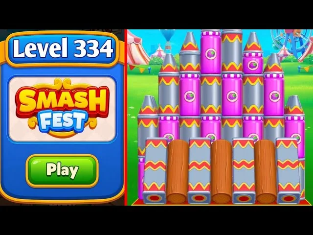 Smash Fest Level 334 board layout