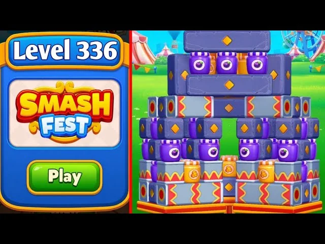Smash Fest Level 336 board layout