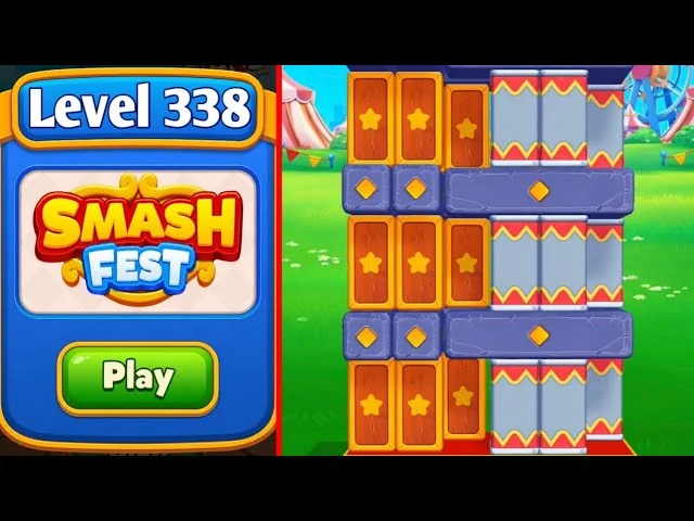 Smash Fest Level 338 board layout