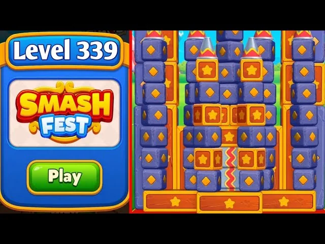 Smash Fest Level 339 board layout