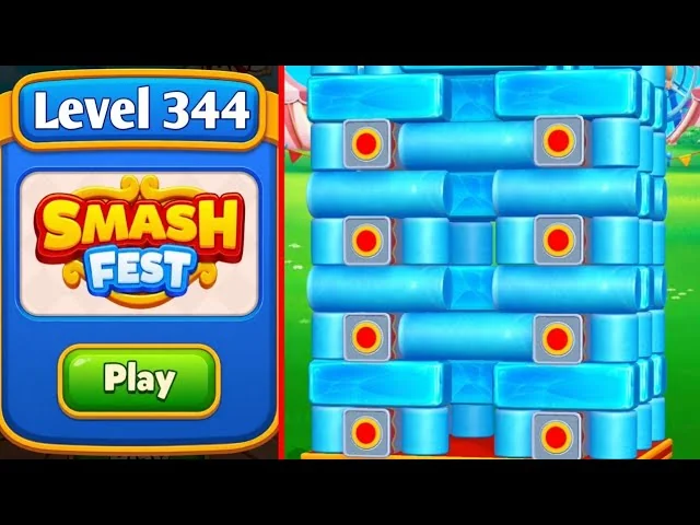 Smash Fest Level 344 board