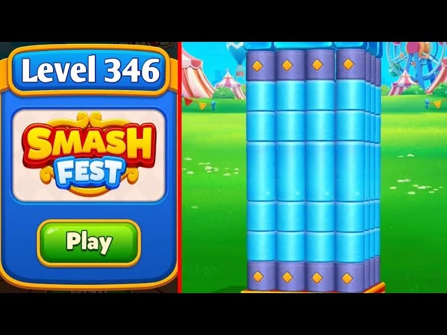 Smash Fest Level 346 board layout