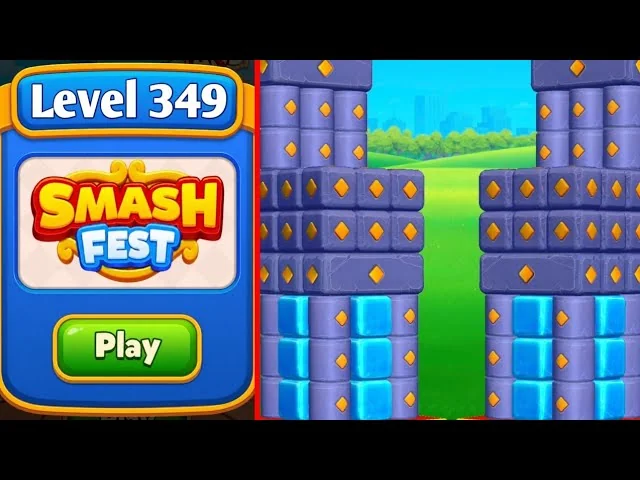 Smash Fest Level 349 board layout