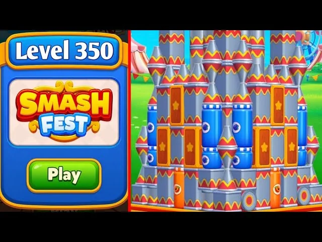 Smash Fest Level 350 board layout