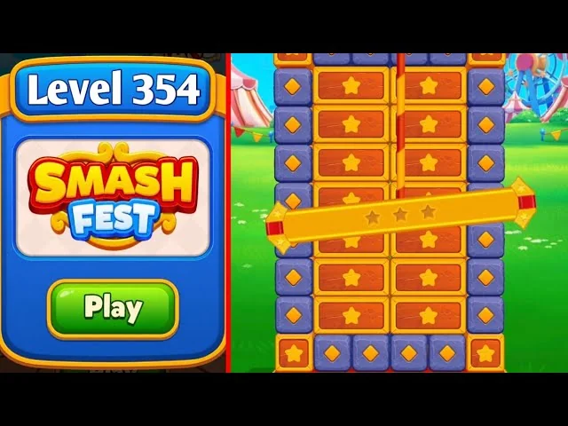 Smash Fest Level 354 board layout