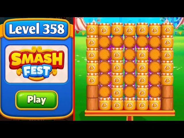 Smash Fest Level 358 board layout