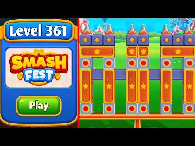 Smash Fest Level 361 board