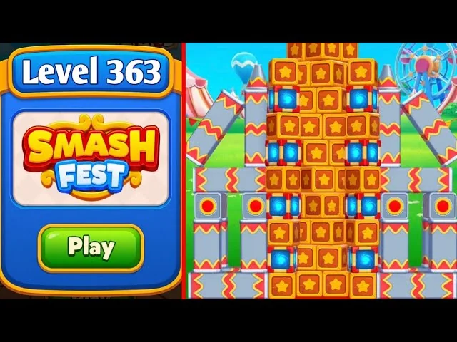 Smash Fest Level 363 board layout