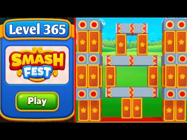 Smash Fest Level 365 board layout