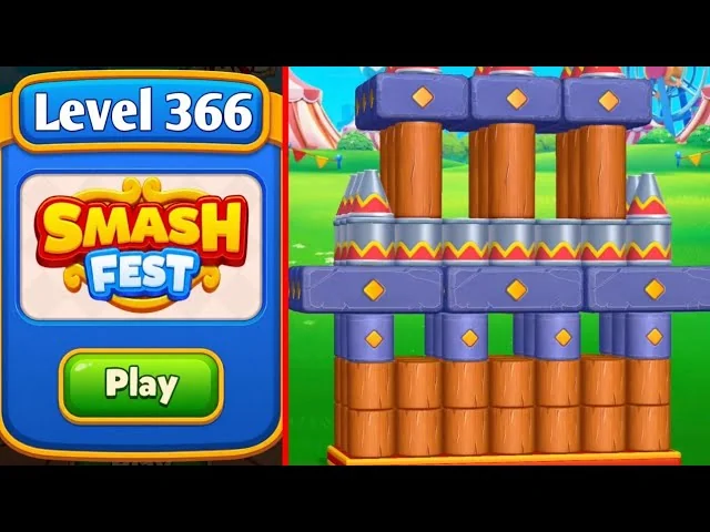 Smash Fest Level 366 board layout