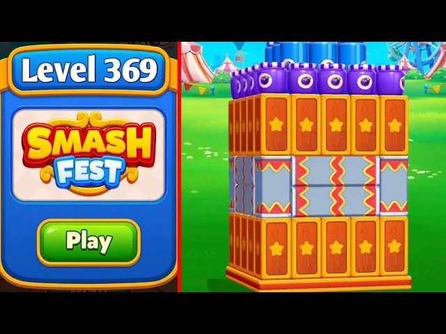 Smash Fest Level 369 board layout