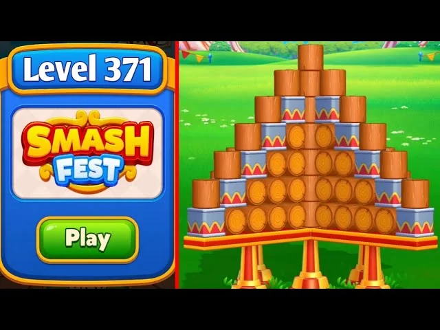 Smash Fest Level 371 board layout