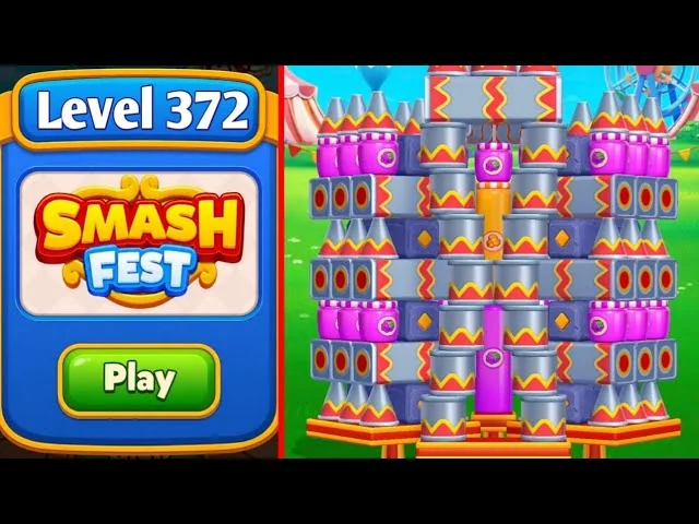 Smash Fest Level 372 board layout
