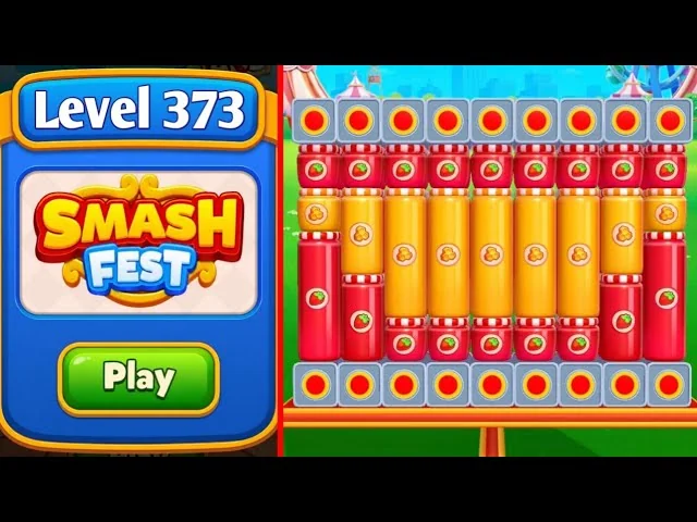 Smash Fest Level 373 board