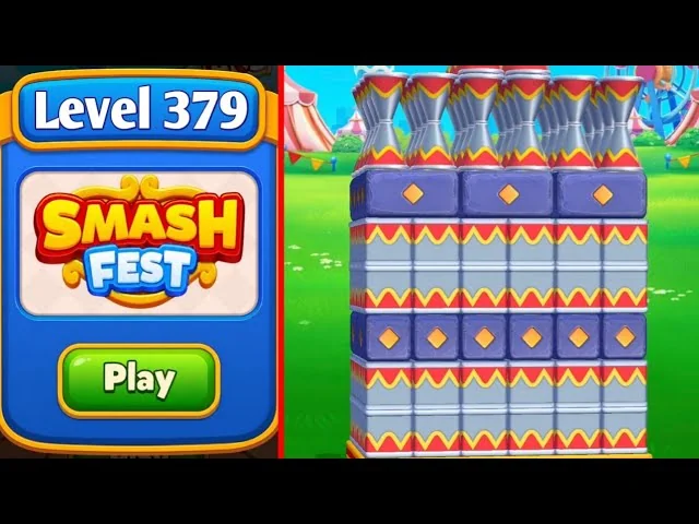 Smash Fest Level 379 board