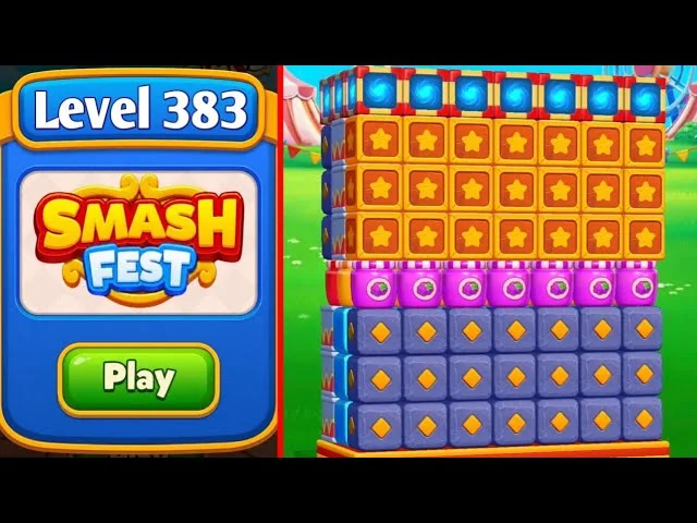 Smash Fest Level 383 board