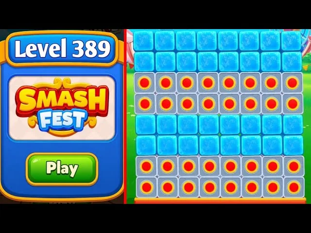 Smash Fest Level 389 board